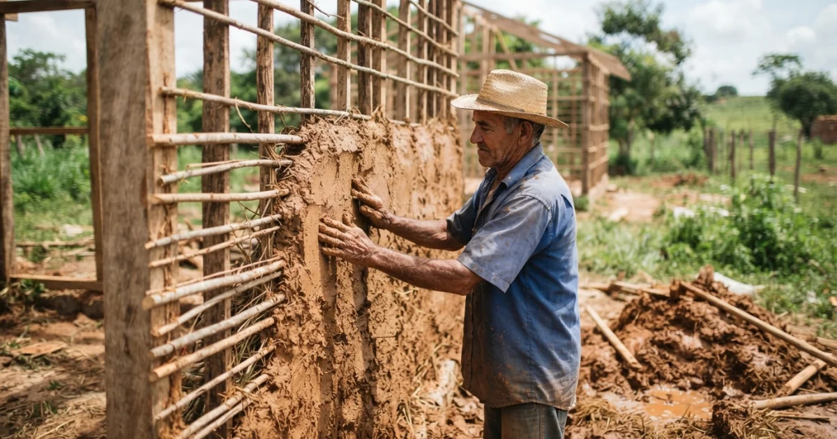 O Que É Casa de Taipa e Como Era Construída? Guia da Técnica Tradicional