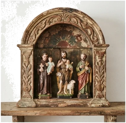 Os três santos juninos: Santo Antônio, São João e São Pedro